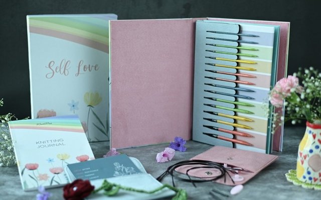 pastel knitting needle gift set „Self Love“ by Knitpro 